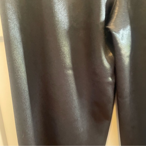 BCBGMaxAzria- SZ S Black Satin Joggers - Picture 5 of 7